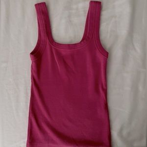 hollister square neck tank